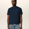 Tee-Shirt Bleu Nuit Cœur Ton sur Ton