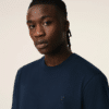 Tee-Shirt Bleu Nuit Cœur Ton sur Ton