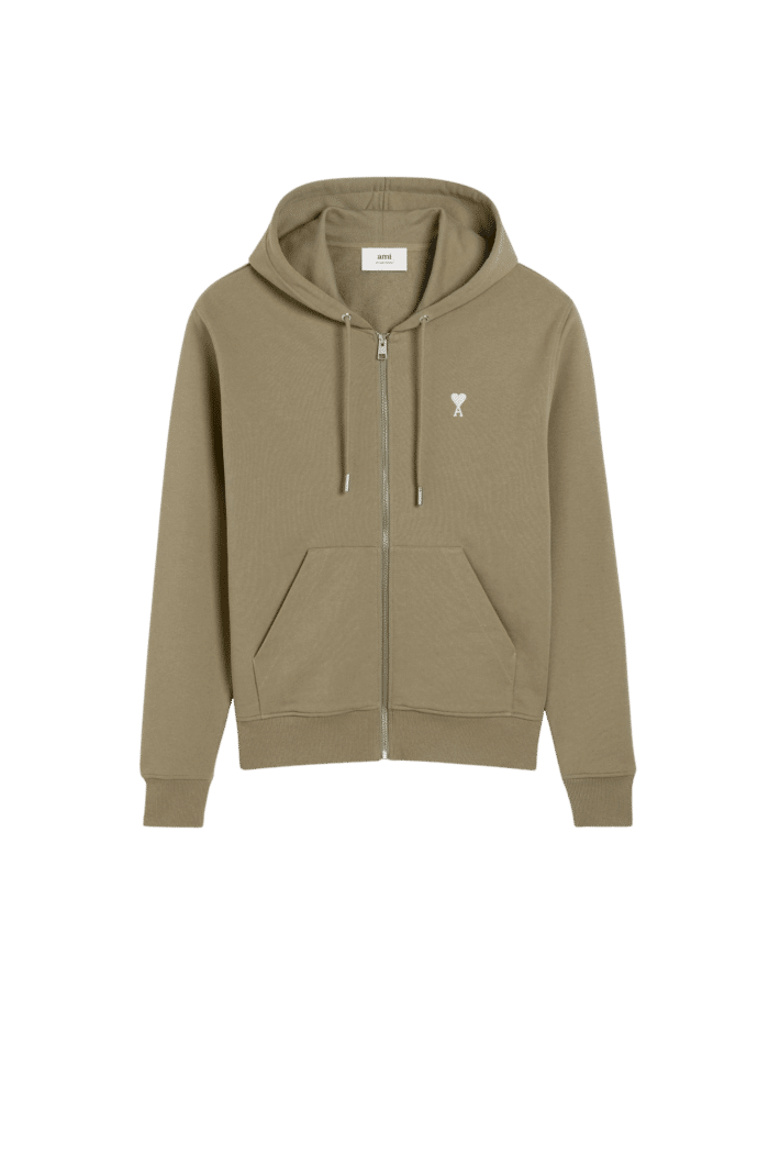 Hoodie Zippé Coton Laurier