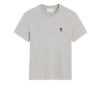 Tee-Shirt Gris Chiné Cœur Rouge