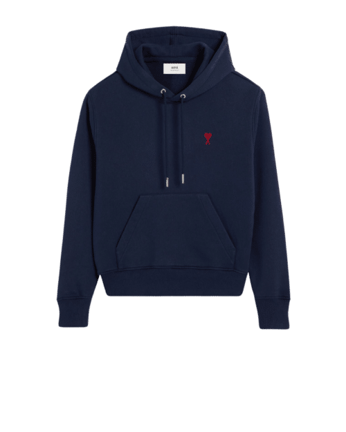 Hoodie Coton Bleu Nuit