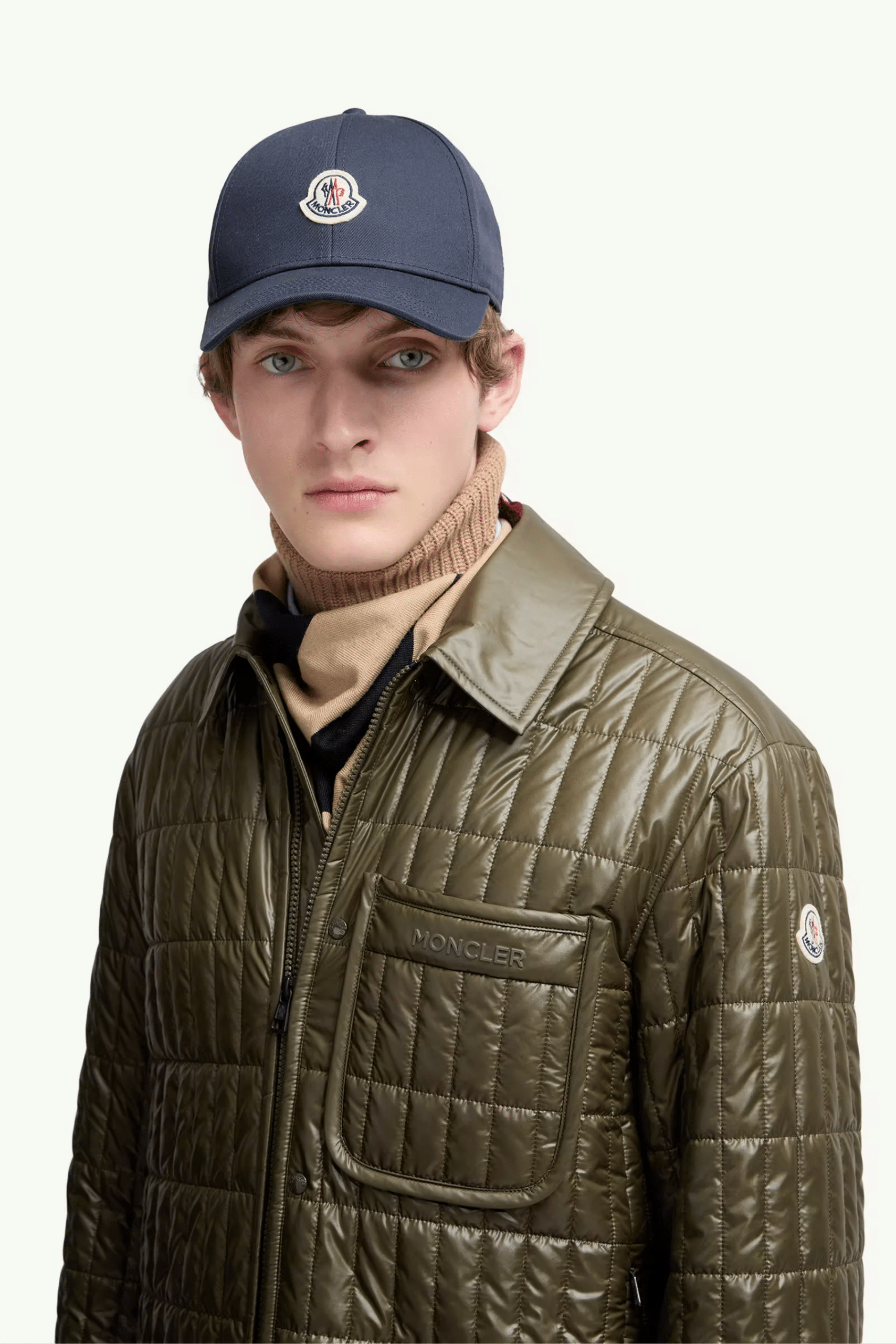 Casquette Gabardine Marine Logo Tricolore