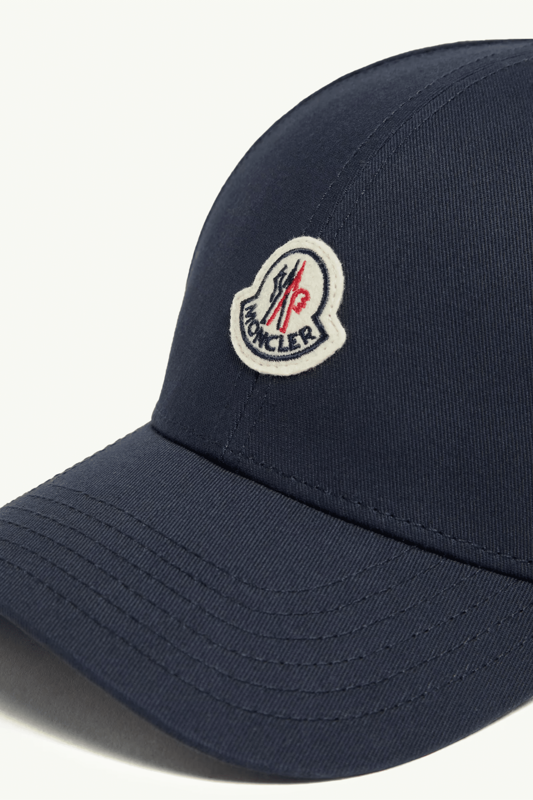 Casquette Gabardine Marine Logo Tricolore