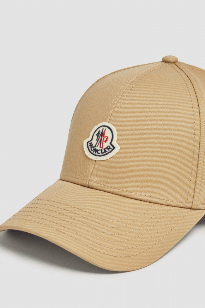 Casquette Gabardine Beige Logo