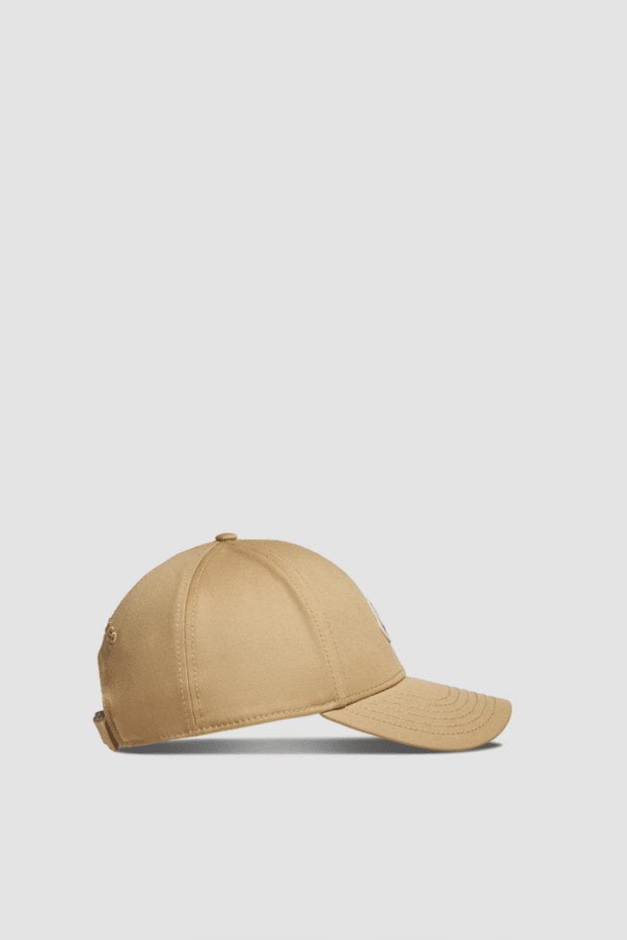 Casquette Gabardine Beige Logo