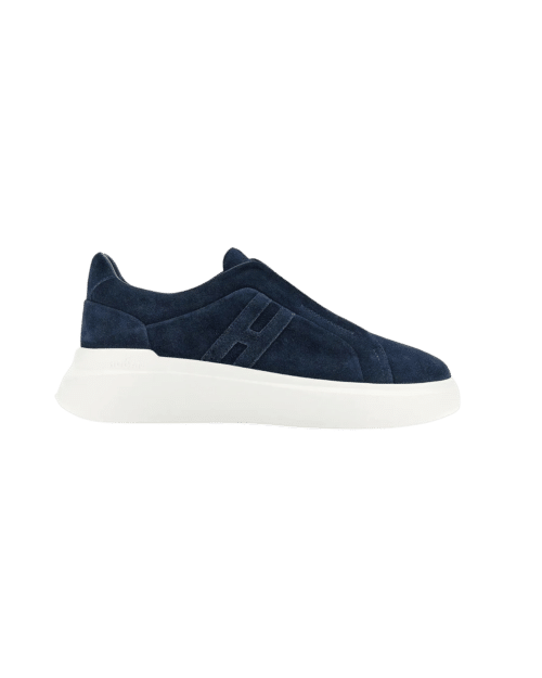 Sneakers Slip-On Daim Bleu