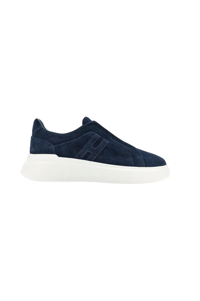 Sneakers Slip-On Daim Bleu