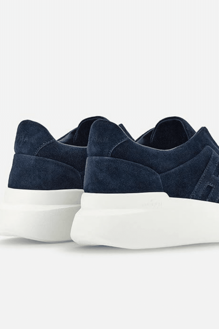Sneakers Slip-On Daim Bleu