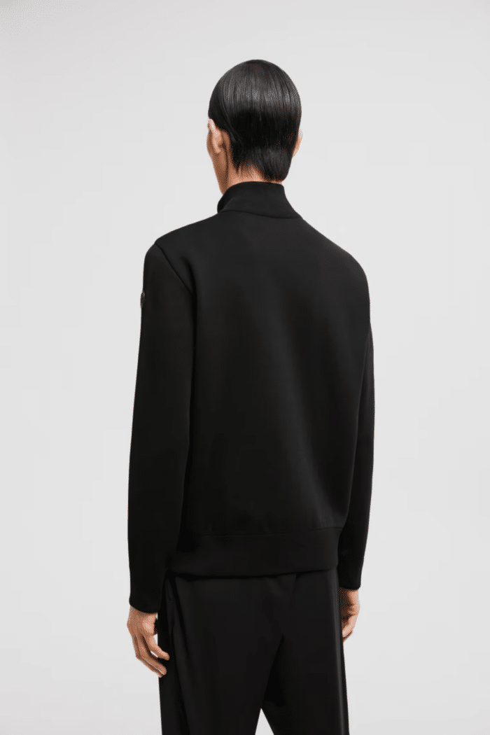 Cardigan Zippé Matelassé Noir