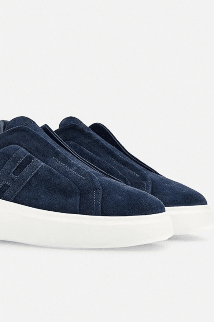 Sneakers Slip-On Daim Bleu