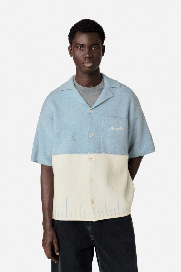 Chemise Pier Textured Laine Bicolore