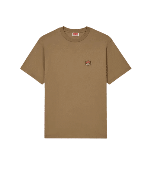 Tee-Shirt Happy Tiger Coton Grège