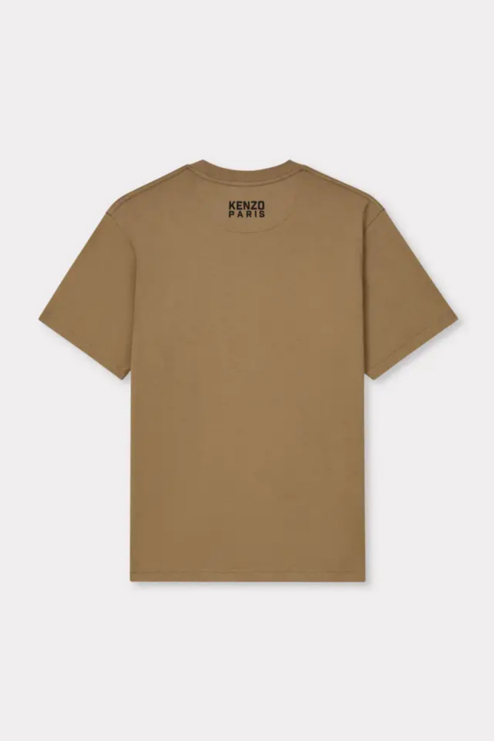 Tee-Shirt Happy Tiger Coton Grège
