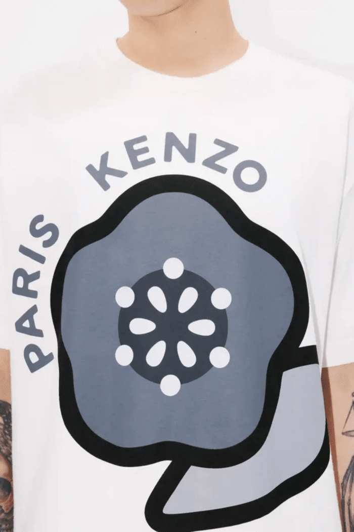 Tee-Shirt Kenzo Pop Blanc Cassé