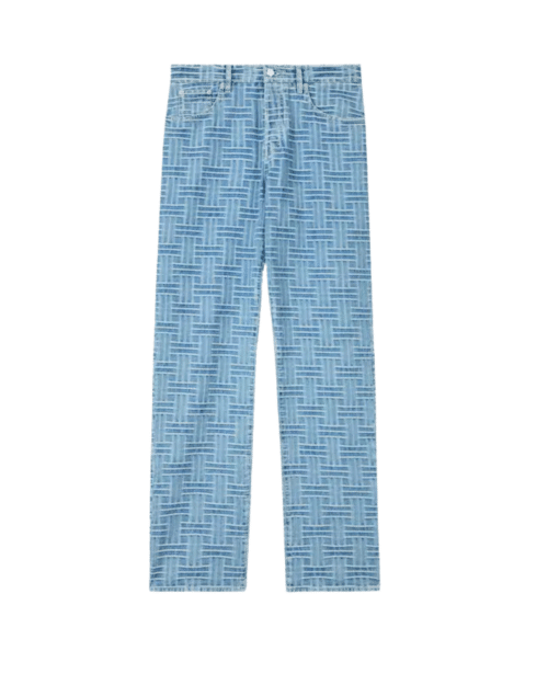 Jeans Botan Weave Denim Bleu Délavé