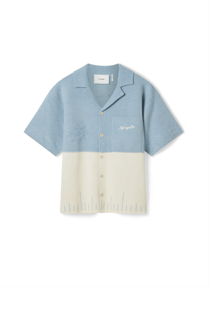 Chemise Pier Textured Laine Bicolore