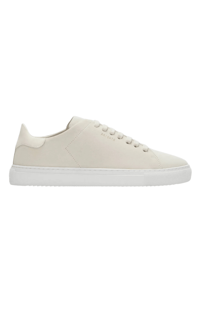 Sneakers Clean 90 Daim Ecru Blanc