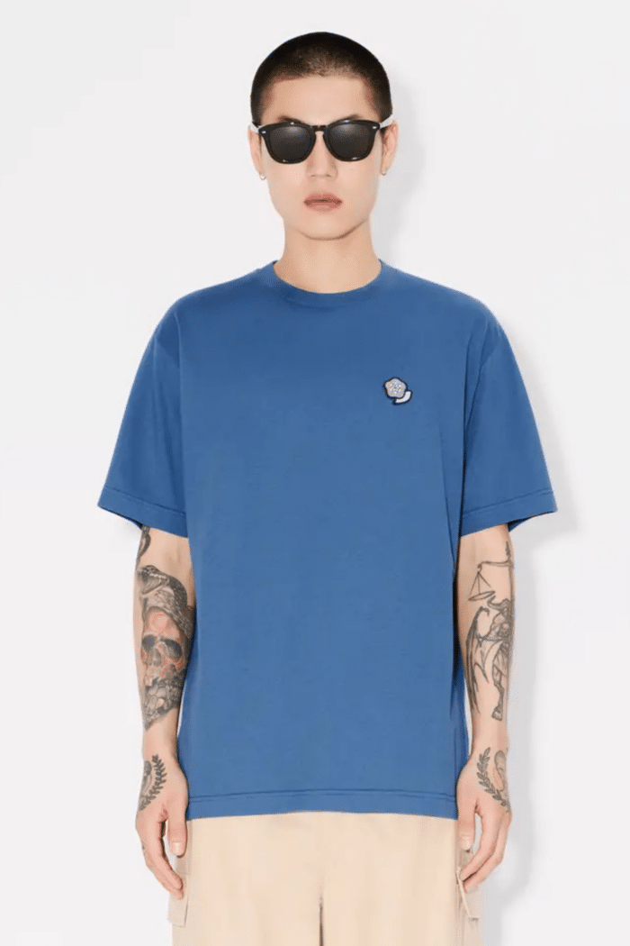 Tee-Shirt Brodé Kenzo Pop Bleu