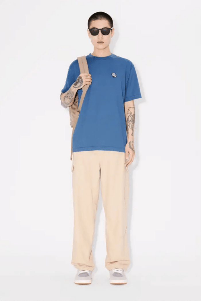 Tee-Shirt Brodé Kenzo Pop Bleu