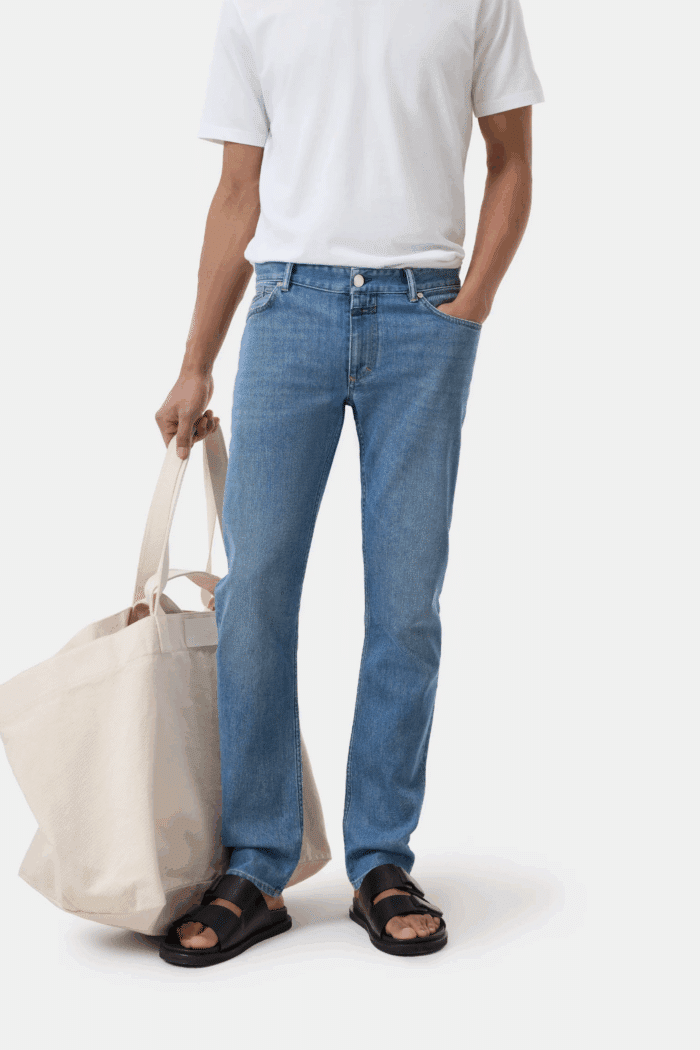 Jean Slim Denim Bleu Clair