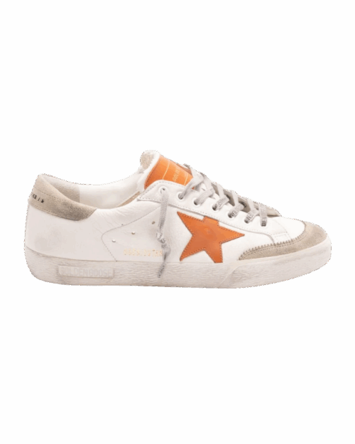 Super Star Blanche Étoile Orange
