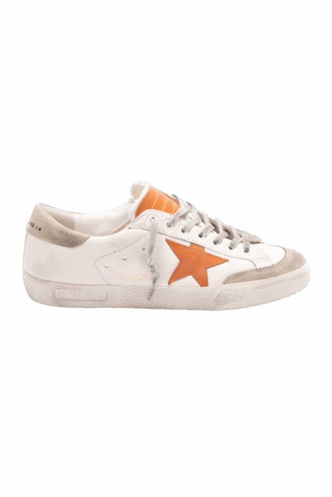 Super Star Blanche Étoile Orange