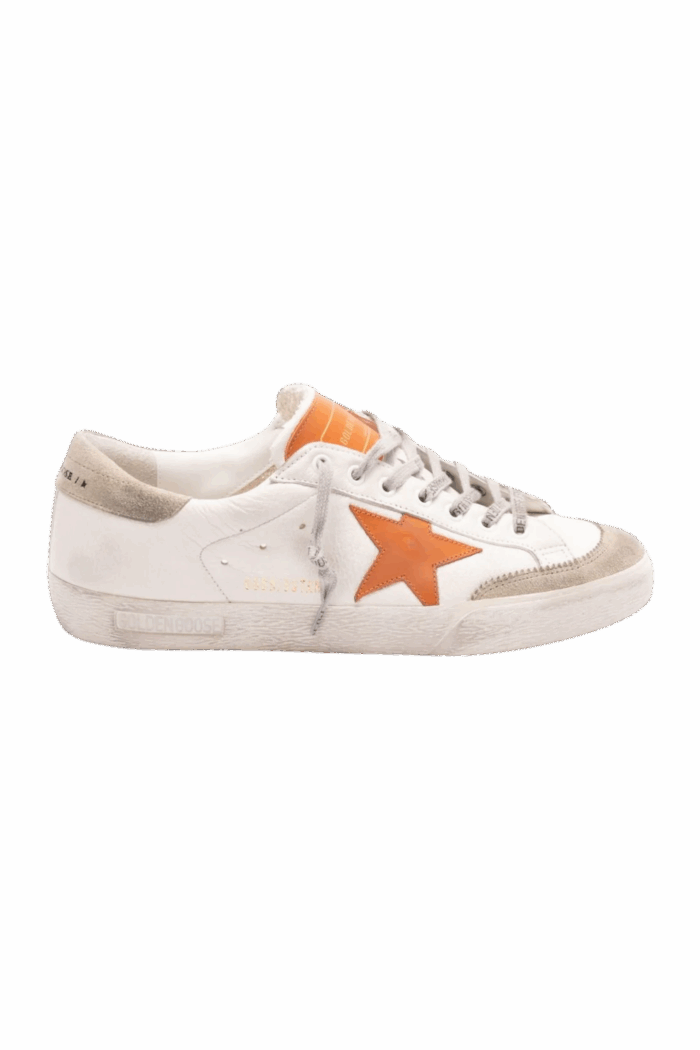 Super Star Blanche Étoile Orange