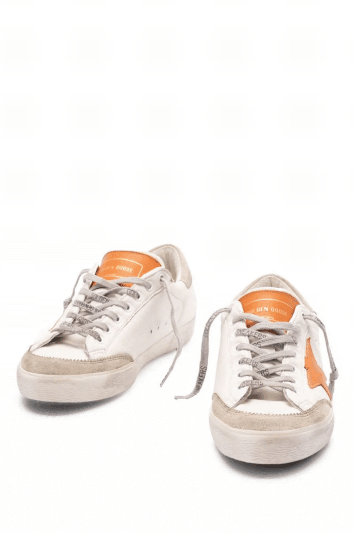 Super Star Blanche Étoile Orange