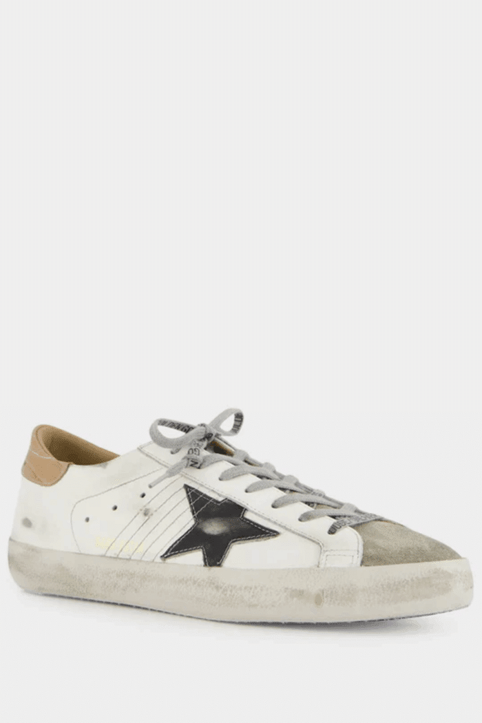 Sneakers Super Star Blanc Gris Noir Beige – Image 2