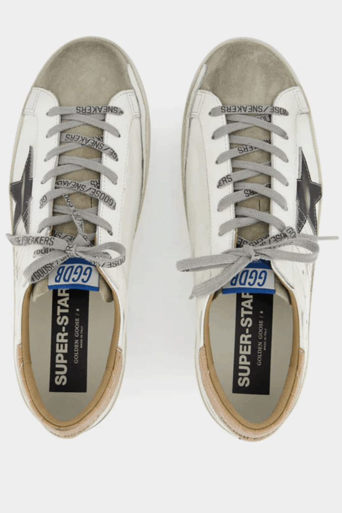 Sneakers Super Star Blanc Gris Noir Beige