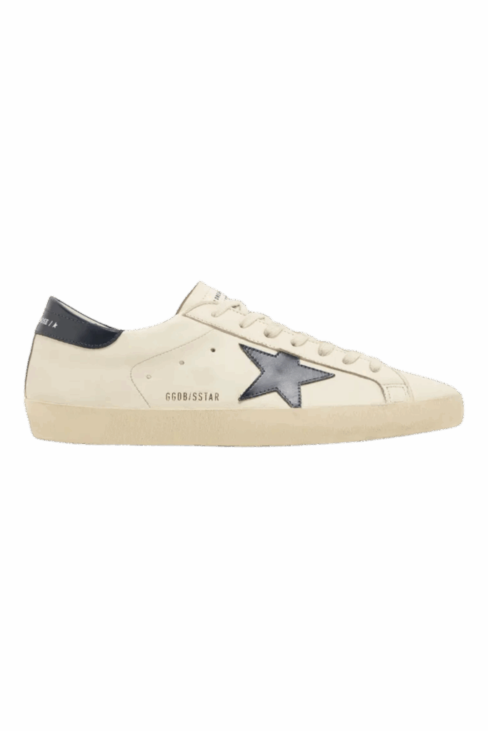 Sneakers Super Star Beige Bleu Nuit