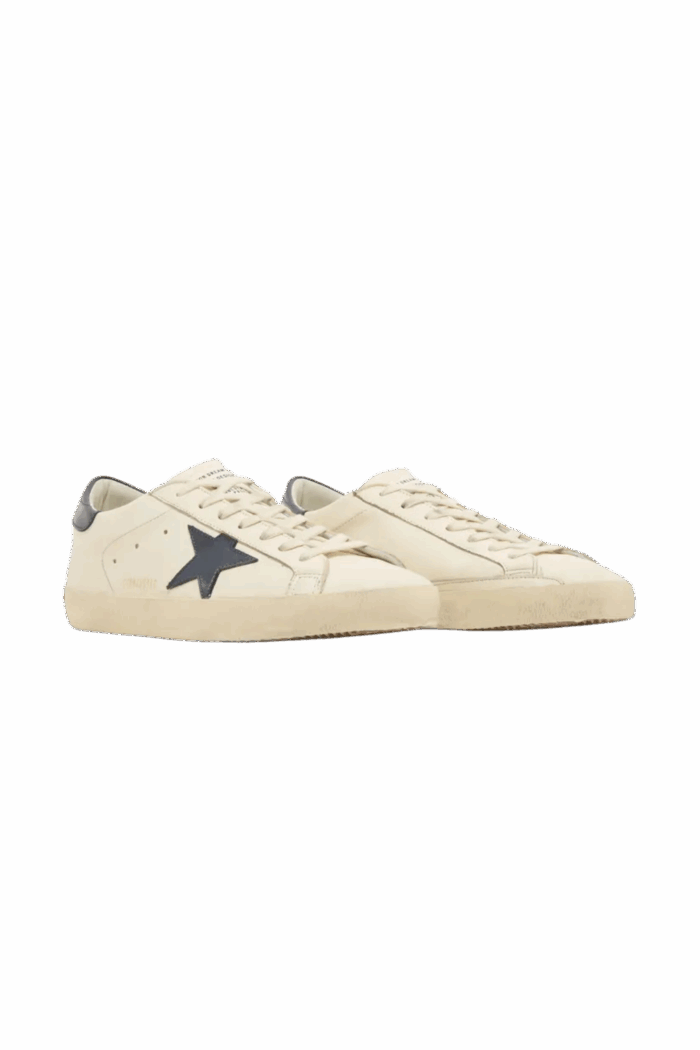 Sneakers Super Star Beige Bleu Nuit