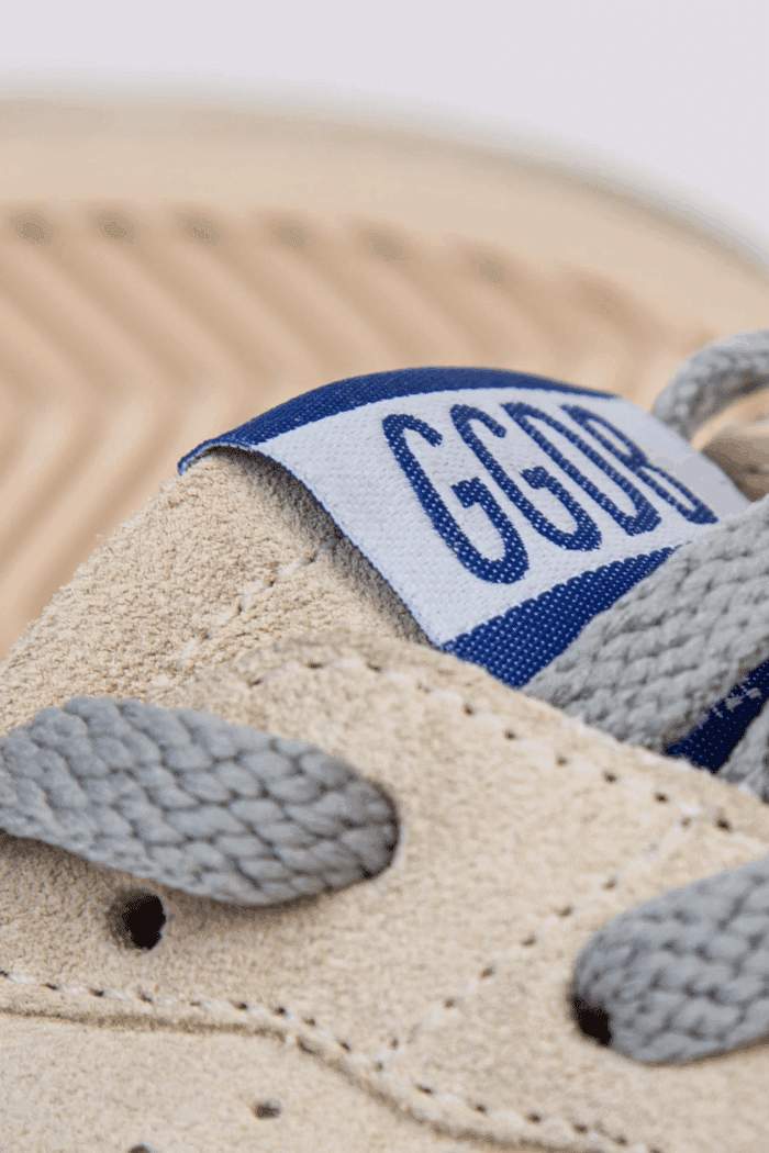 Sneakers Ball Star Beige Étoile Orange