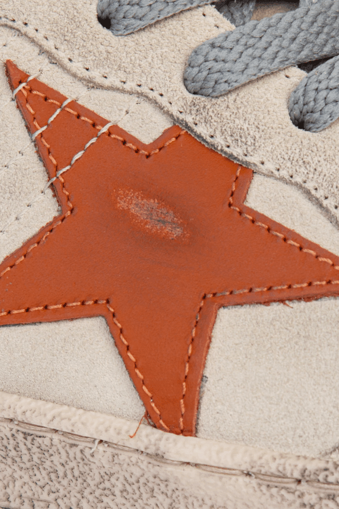 Sneakers Ball Star Beige Étoile Orange