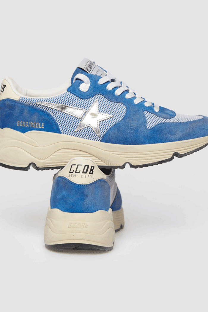 Sneakers Running Sole Bluette Blanc