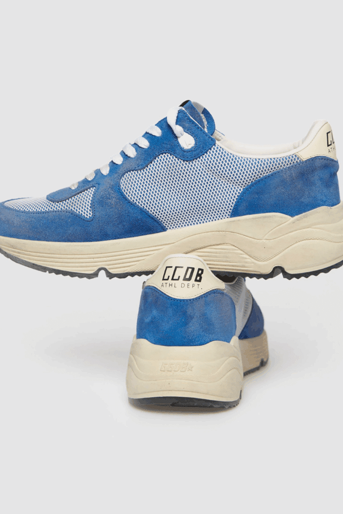 Sneakers Running Sole Bluette Blanc