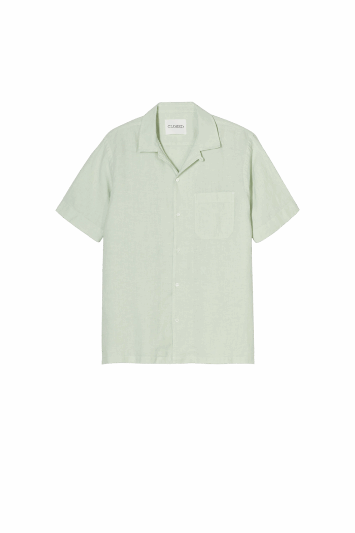 Chemise Lin Vert D'Eau