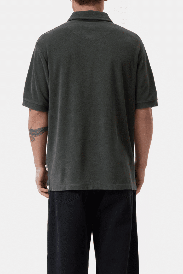 Polo Éponge Gris Poivre