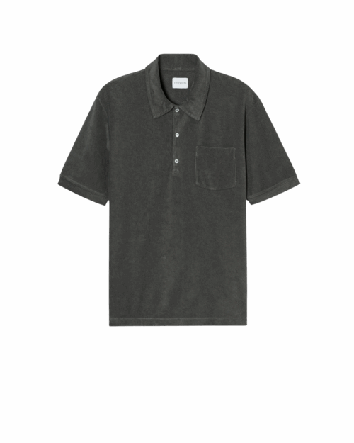 Polo Éponge Gris Poivre