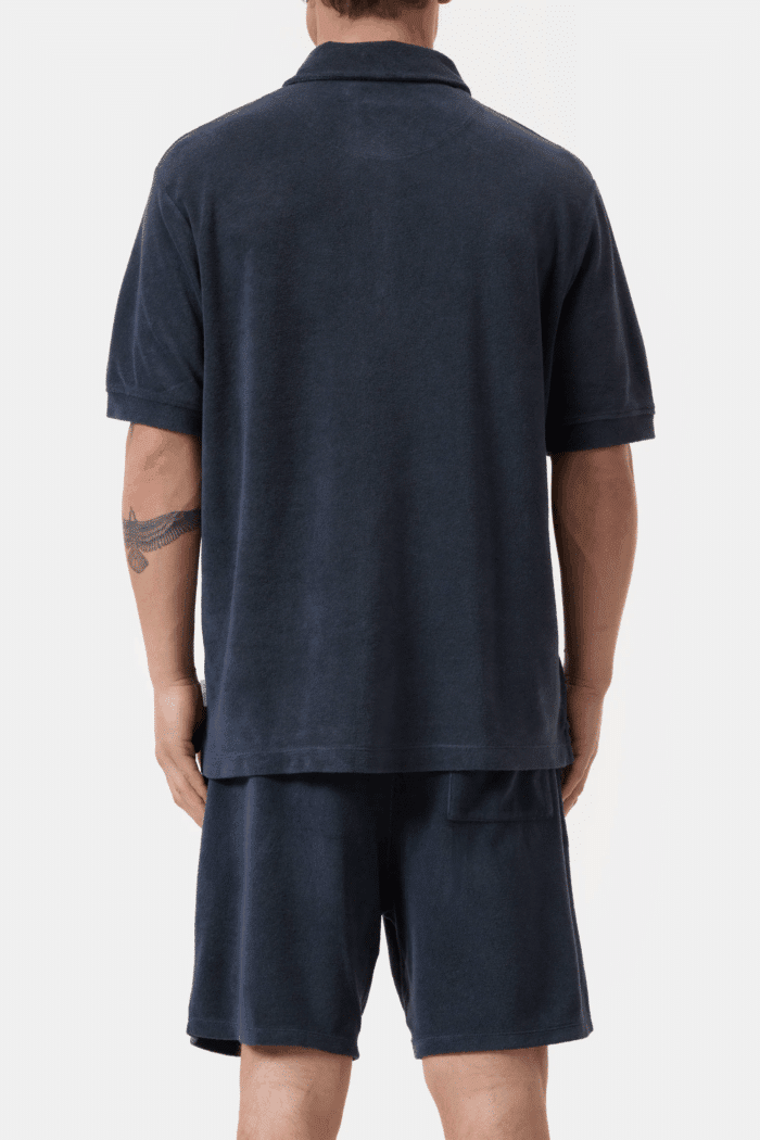 Polo Éponge Bleu Fumé