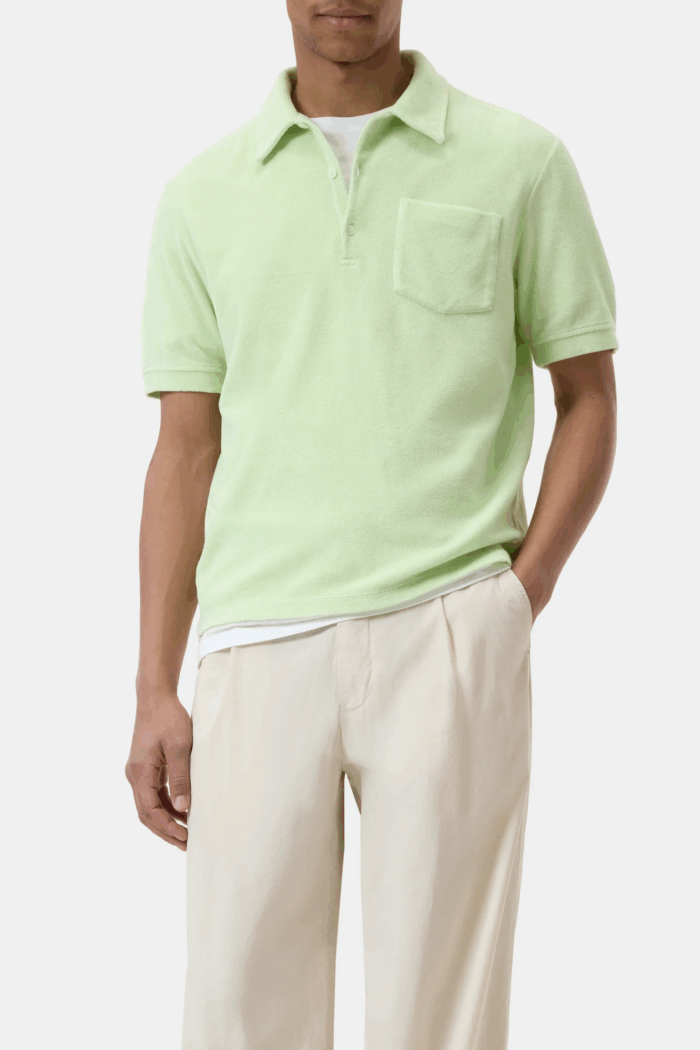 Polo Éponge Vert Clair