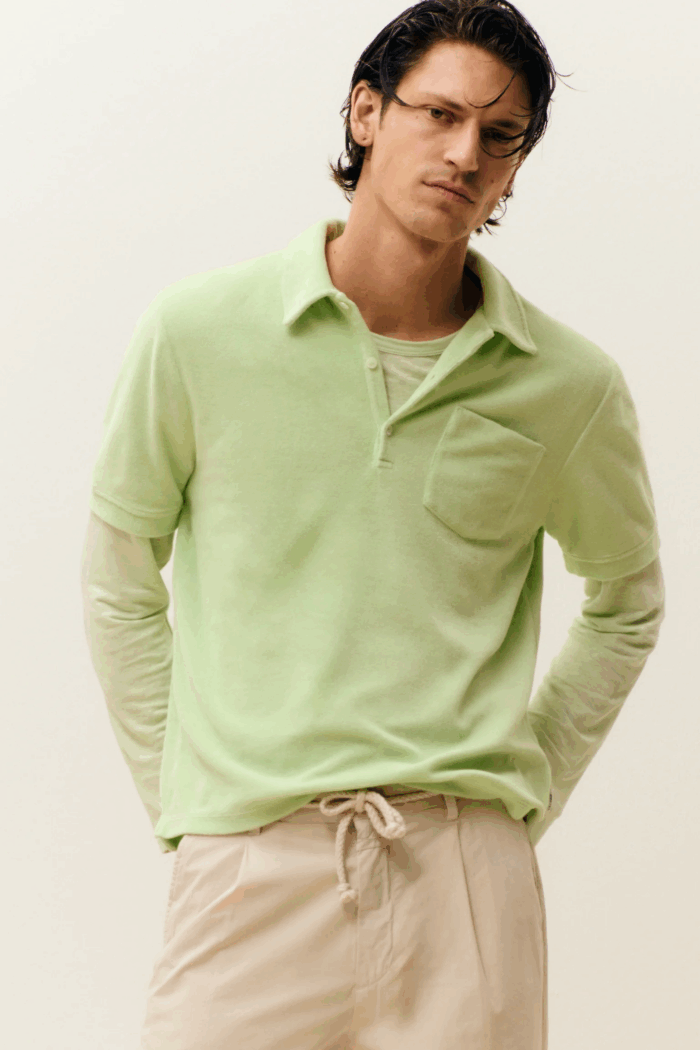 Polo Éponge Vert Clair