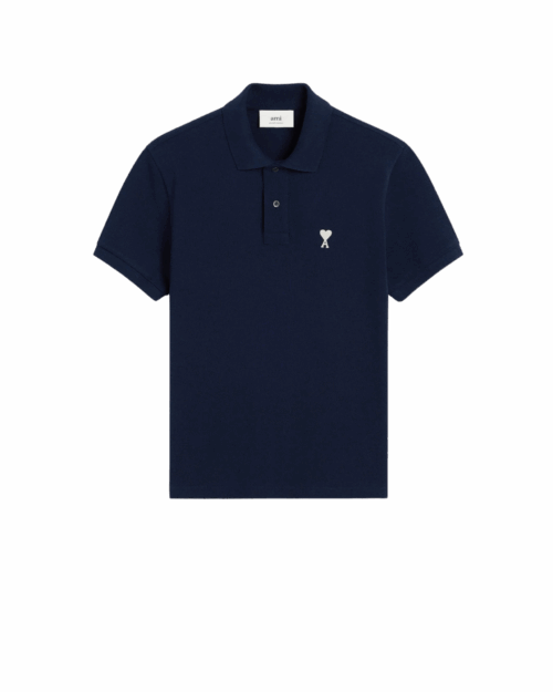 Polo Ami bleu nuit Cœur Blanc