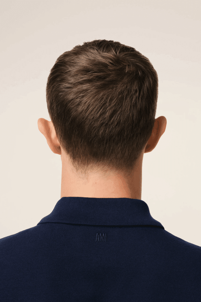 Polo Ami bleu nuit Cœur Blanc