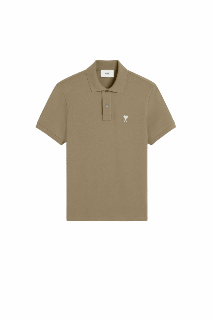 Polo Ami Laurier Cœur Blanc