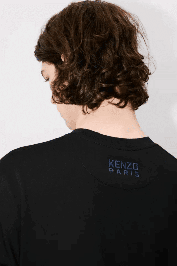 Tee-Shirt Happy Tiger Coton Noir
