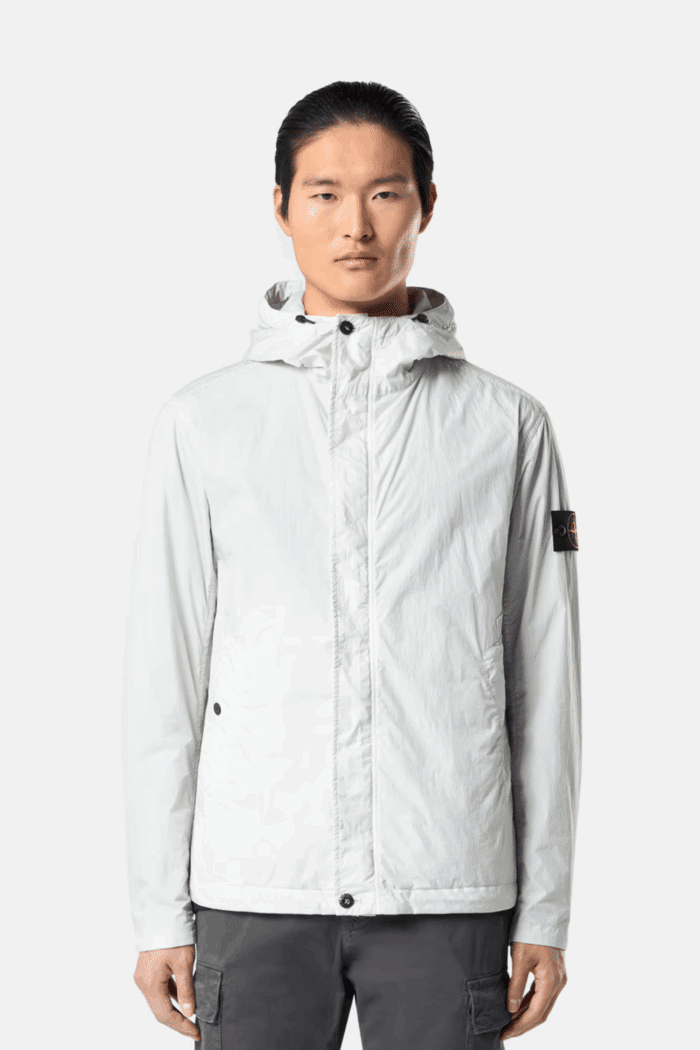 Parka Courte Coton Bleu Ciel