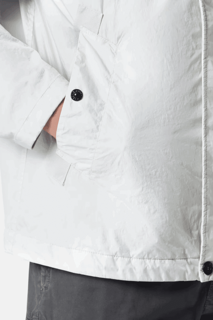 Parka Courte Coton Bleu Ciel