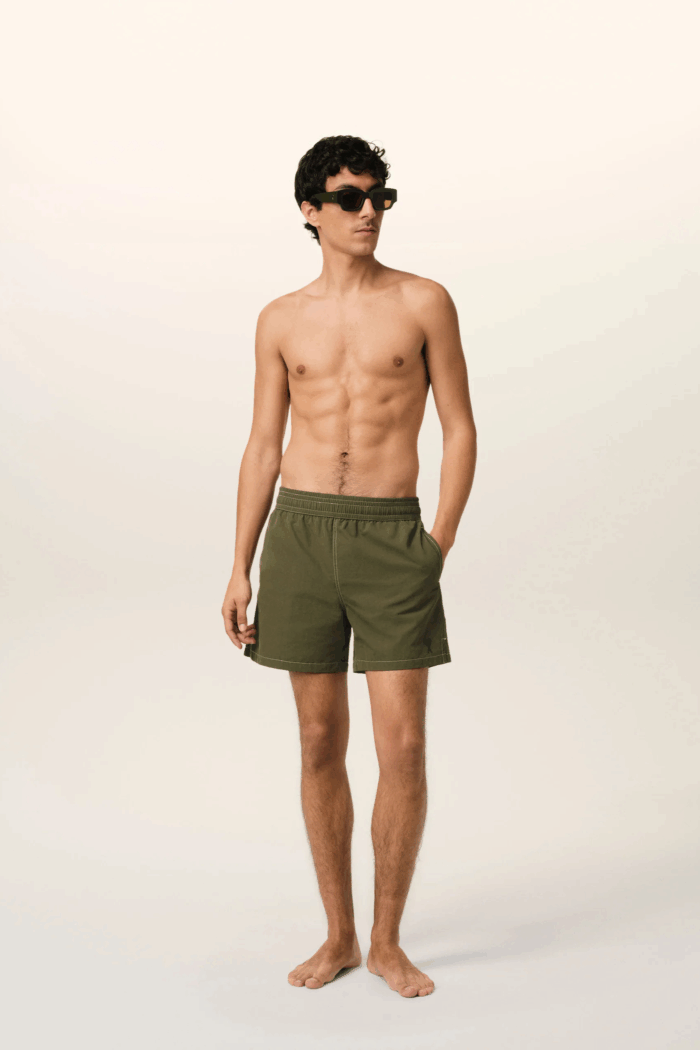Maillot de Bain Vert Loden