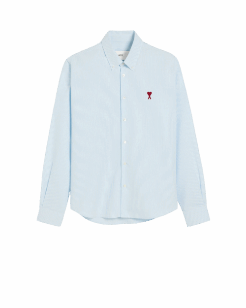 Chemise Rayé Cœur Rouge